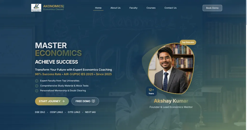 Akonomics — EdTech Platform