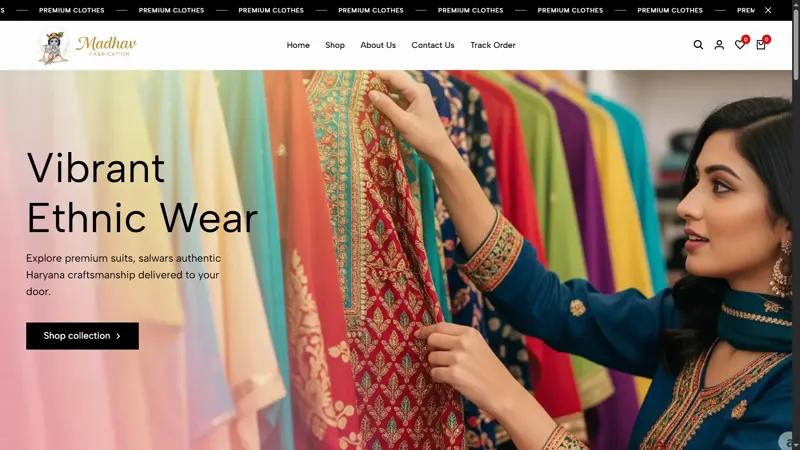 Madhav Fabrication — B2B E-commerce