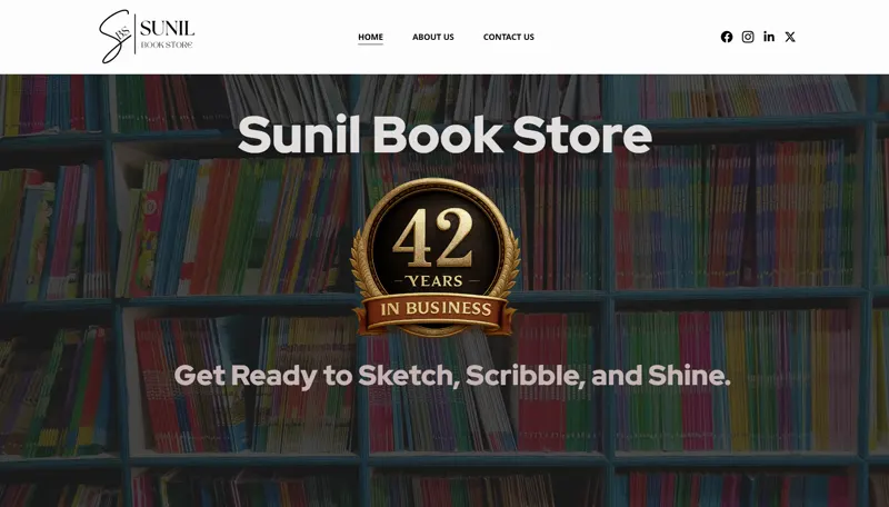 Sunil Book Store — Local E-commerce